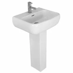 RAK Metropolitan 52cm Basin with Full Pedestal