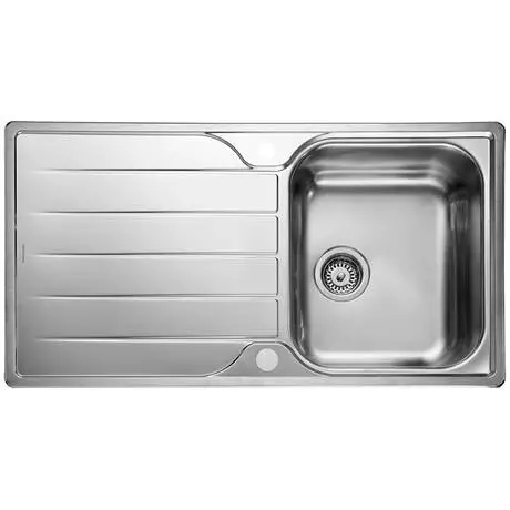 Rangemaster Michigan 1.0 Bowl Stainless Steel Kitchen Sink 2 Rangemaster Michigan 1.0 Bowl Stainless Steel Kitchen Sink - Image 2