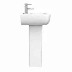 Pro 600 Modern Short Projection Basin & Pedestal (550mm Wide - 1 Tap Hole) 8 Pro 600 Modern Short Projection Basin & Pedestal (550mm Wide - 1 Tap Hole) -Cheap Basins Store MSPB D3 460