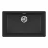Reginox Multa 130 1.0 Bowl Granite Kitchen Sink - Black