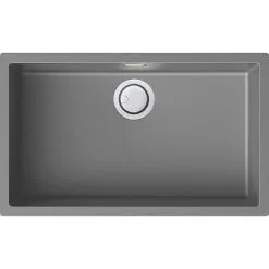 Reginox Multa 130 1.0 Bowl Granite Kitchen Sink - Light Grey