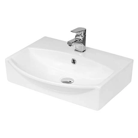 Hudson Reed 500 x 400mm Wall Hung / Countertop Basin - NBV164 1 Hudson Reed 500 x 400mm Wall Hung / Countertop Basin - NBV164