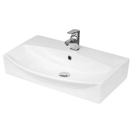 Hudson Reed 600mm Wall Hung Basin - NBV165 1 Hudson Reed 600mm Wall Hung Basin - NBV165