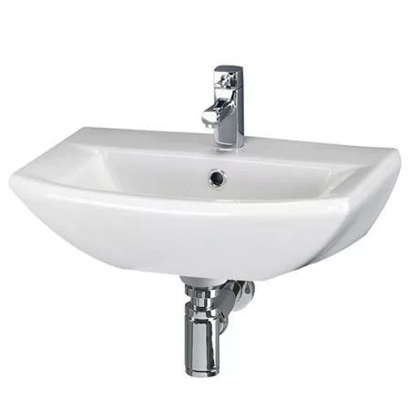 Nuie Asselby Wall Hung Cloakroom Basin (500 x 375mm) - NCA204 1 Nuie Asselby Wall Hung Cloakroom Basin (500 x 375mm) - NCA204