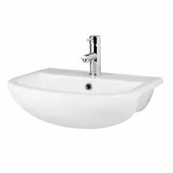 Nuie Harmony 500mm 1TH Semi Recess Basin - NCH305