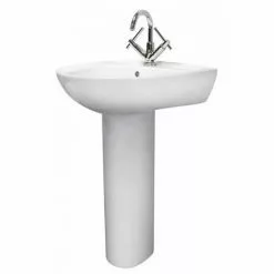 Nuie - Perth 550 Basin 1TH with Pedestal - NCS102-NCS103