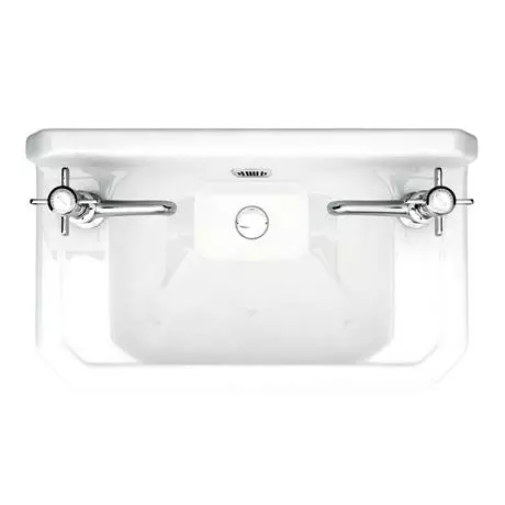 Carlton 515mm Traditional Cloakroom Basin (2 Tap Hole - Depth 300mm) 2 Carlton 515mm Traditional Cloakroom Basin (2 Tap Hole - Depth 300mm) - Image 2