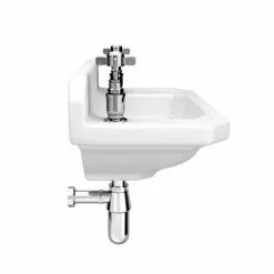 Carlton 515mm Traditional Cloakroom Basin (2 Tap Hole - Depth 300mm) 6 Carlton 515mm Traditional Cloakroom Basin (2 Tap Hole - Depth 300mm) -Cheap Basins Store NCS829 n d2 460