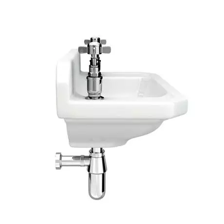 Carlton 515mm Traditional Cloakroom Basin (2 Tap Hole - Depth 300mm) 3 Carlton 515mm Traditional Cloakroom Basin (2 Tap Hole - Depth 300mm) - Image 3