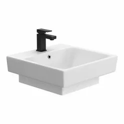 Novus 510 x 500mm Square Ceramic Counter Top Basin - 1 Tap Hole