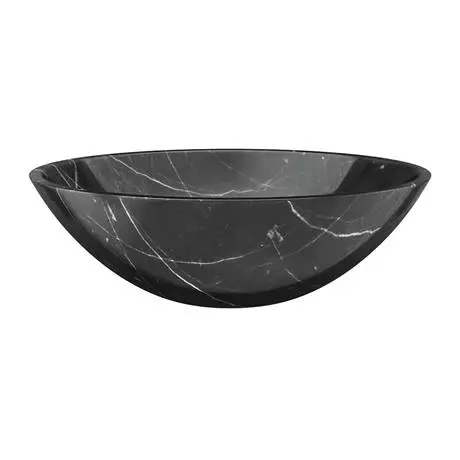 Nero Margiua 430mm Round Marble Basin 0TH - NM001 6 Nero Margiua 430mm Round Marble Basin 0TH - NM001 - Image 6