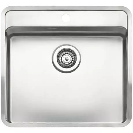 Reginox Ohio 50x40 1.0 Bowl Stainless Steel Kitchen Sink with Tap Ledge 2 Reginox Ohio 50x40 1.0 Bowl Stainless Steel Kitchen Sink with Tap Ledge - Image 2
