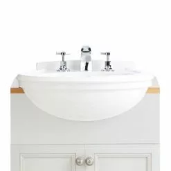 Heritage Claverton Medium Semi-Recessed Basin
