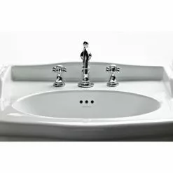 Heritage - New Victoria 3TH Standard Basin & Pedestal -Cheap Basins Store PVEW063 PVEW10 D2 460