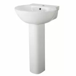Nuie - Darwin 1TH Basin with Full Pedestal