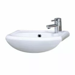 Nuie - Sienna 420mm semi-recessed ceramic basin - NBS004