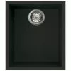 Reginox Quadra 100 1.0 Bowl Undermount Granite Kitchen Sink - Black