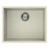 Reginox Quadra 105 1.0 Bowl Undermount Granite Kitchen Sink - Cream