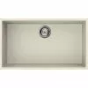 Reginox Quadra 130 1.0 Bowl Undermount Granite Kitchen Sink - Cream