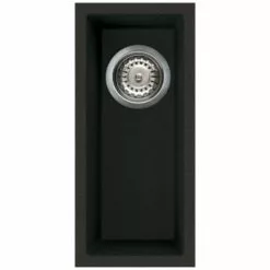 Reginox Quadra 50 1.0 Bowl Undermount Granite Kitchen Sink - Black