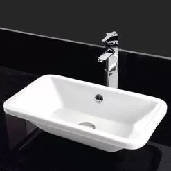 RAK Chameleon 560mm Counter Top Basin with Chrome Overflow Kit -Cheap Basins Store RAK Chameleon 560mm Counter Top Basin with Chrome Overflow Kit detail1 460