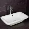 RAK Chameleon 560mm Counter Top Basin with Chrome Overflow Kit