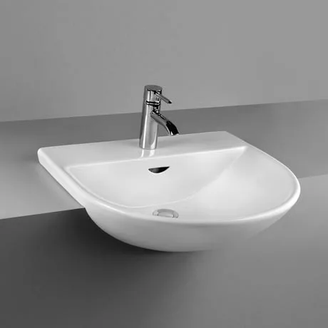 RAK Reserva Semi Recessed 55cm Basin 1 RAK Reserva Semi Recessed 55cm Basin