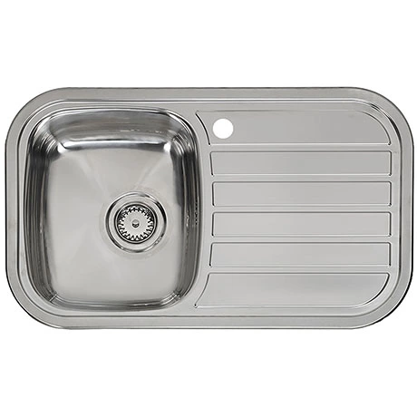 Reginox Regent 10 Lux 1.0 Bowl Stainless Steel Inset Kitchen Sink 1 Reginox Regent 10 Lux 1.0 Bowl Stainless Steel Inset Kitchen Sink