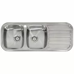 Reginox Regent 30 Lux 2.0 Bowl Stainless Steel Inset Kitchen Sink