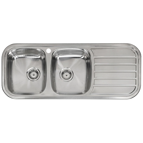Reginox Regent 30 Lux 2.0 Bowl Stainless Steel Inset Kitchen Sink 1 Reginox Regent 30 Lux 2.0 Bowl Stainless Steel Inset Kitchen Sink