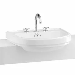 Burlington Riviera 580mm Semi-Recessed Basin