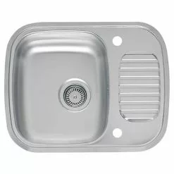 Reginox Regidrain 1.0 Bowl 2TH Stainless Steel Inset Kitchen Sink