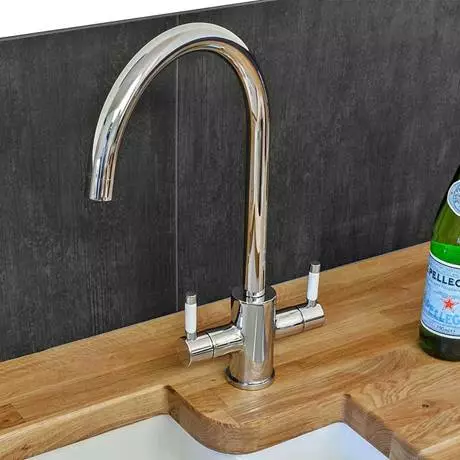 Reginox Contemporary White Ceramic 1.0 Bowl Kitchen Sink RL504CW + Tap 5 Reginox Contemporary White Ceramic 1.0 Bowl Kitchen Sink RL504CW + Tap - Image 5