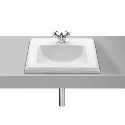 Roca New Classical 580 x 475mm In countertop 1TH Basin - 327495000