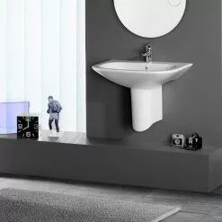 Roca Nexo Wall-hung 1TH Basin -Cheap Basins Store Roca Nexo Wall hung 1TH Basin d4 460
