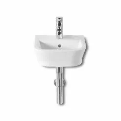 Roca - The Gap W350 x D320mm compact wall hung basin - 1 tap hole - 327479000
