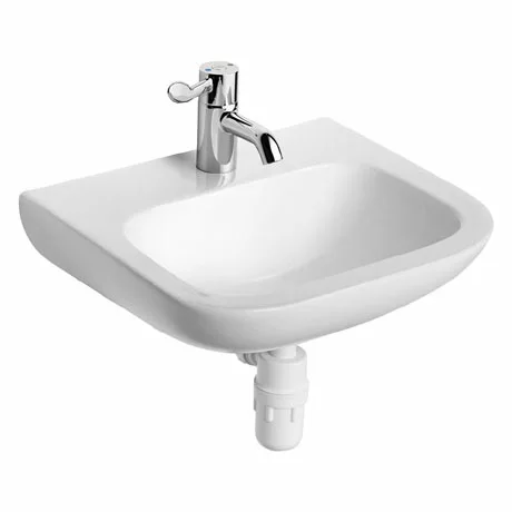 Armitage Shanks Portman 21 50cm 1TH Washbasin (No Overflow) - S225201 1 Armitage Shanks Portman 21 50cm 1TH Washbasin (No Overflow) - S225201