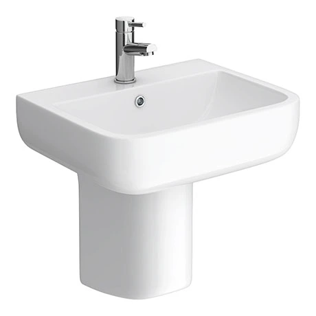 RAK Series 600 52cm Basin + Half Pedestal 1 RAK Series 600 52cm Basin + Half Pedestal