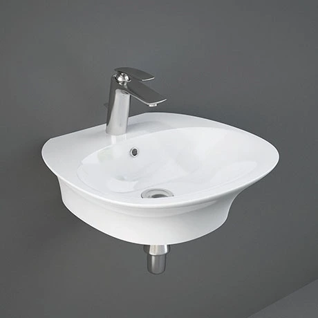 RAK Sensation 55cm 1TH Wall Hung Basin 1 RAK Sensation 55cm 1TH Wall Hung Basin