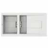 Reginox Smart 475 1.5 Bowl Granite Kitchen Sink - White