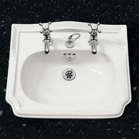 Silverdale Balasani Traditional Inset Basin - 520mm Wide 1 Silverdale Balasani Traditional Inset Basin - 520mm Wide