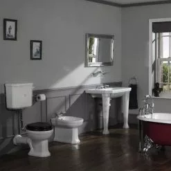 Silverdale Empire Art Deco 920mm Console Basin inc. Ceramic Legs -Cheap Basins Store Silverdale Empire Art Deco 920mm Console Basin inc Ceramic Legs d2 460