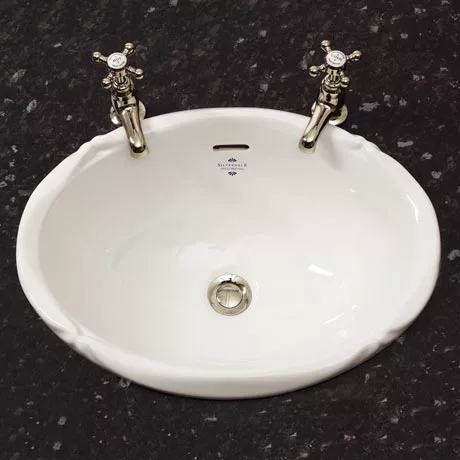 Silverdale Victorian Inset Basin (510mm Wide - 0 Tap Hole) 1 Silverdale Victorian Inset Basin (510mm Wide - 0 Tap Hole)
