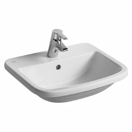 Ideal Standard Tempo 55cm 1TH Inset Countertop Basin 1 Ideal Standard Tempo 55cm 1TH Inset Countertop Basin