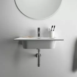 Ideal Standard i.Life A 640mm 1TH Wall Hung/Vanity Washbasin - T461901 -Cheap Basins Store T461901 D4 460