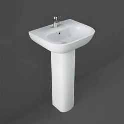 RAK Tonique 45cm Basin 1TH with Full Pedestal