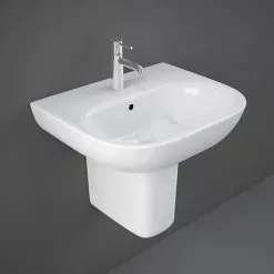 RAK Tonique 55cm 1TH Basin + Half Pedestal