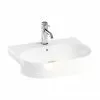 Britton Bathrooms Trim 500mm 1TH Semi-Recessed Basin