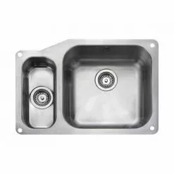 Rangemaster Atlantic Classic UB4015 1.5 Bowl Stainless Steel Undermount Kitchen Sink 671 x 460mm
