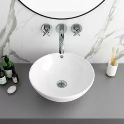 Viva Round Counter Top Basin 0TH - 430mm Diameter
